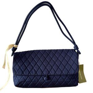 Vera Bradley Andover Shoulder Bag Peacoat Navy Quilted NWT